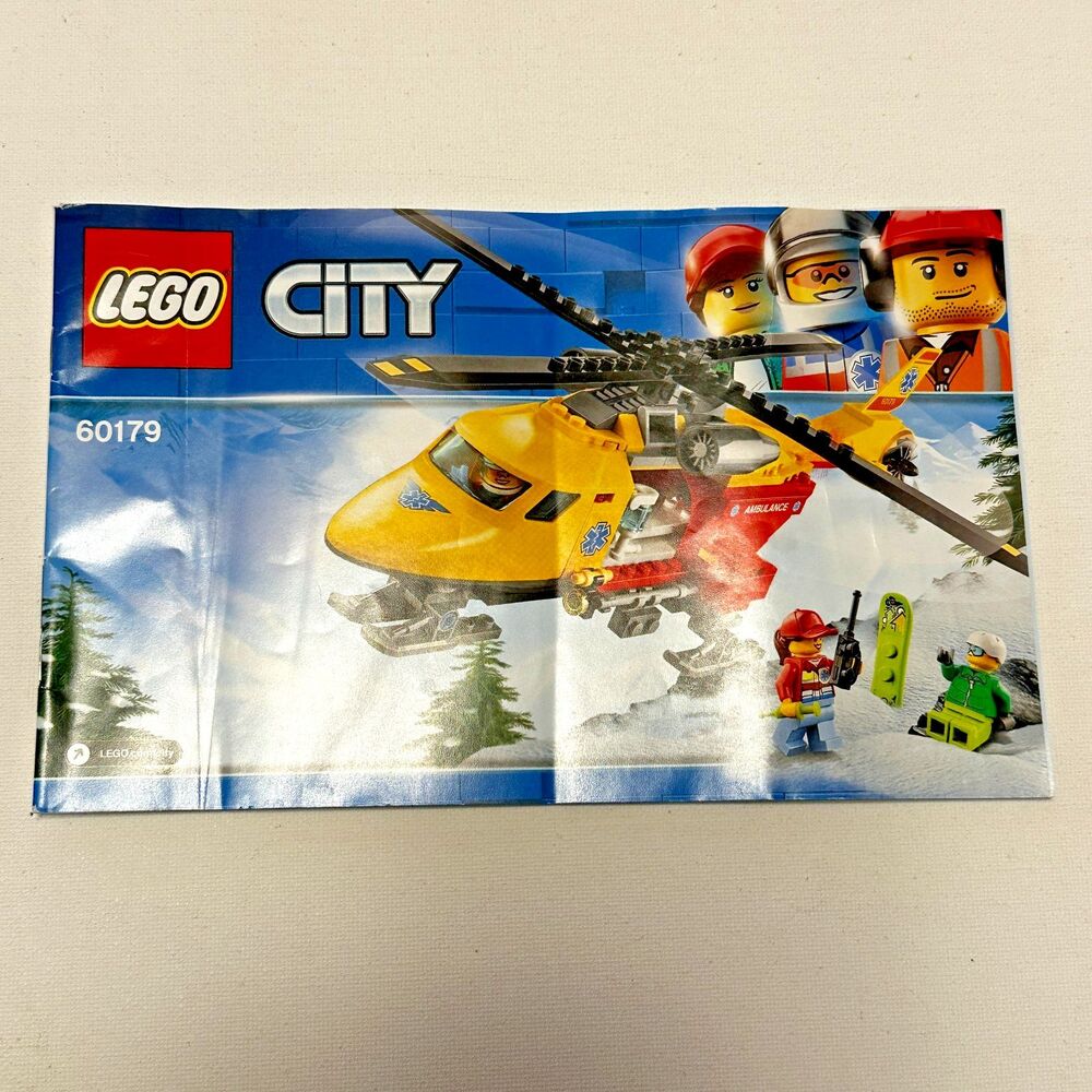 Lego‎ Technic City 60179 Manual Booklet -Manual Only